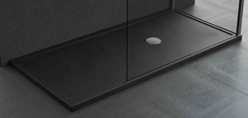 Receveur de douche plat NOVELLINI OLYMPIC PLUS noir 160x80 cm H 4,5cm