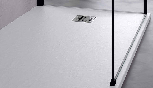 Receveur de douche recoupable NOVELLINI NOVOMATT blanc 160x70 cm