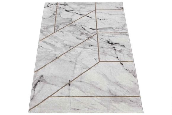 Tapis de salon moderne tissé plat MARBELO