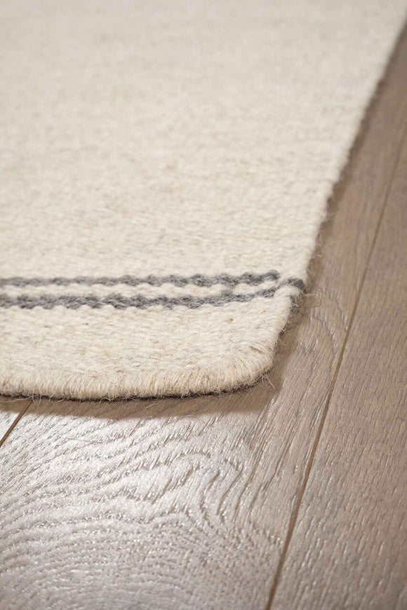 Tapis de salon moderne pure laine DHURRIE