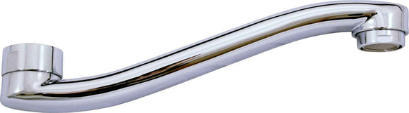 Mitigeur évier pivotant SAZAVA en laiton chromé