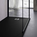Receveur de douche recoupable NOVELLINI NOVOMATT noir 140x100 cm