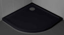 Receveur de douche ¼ de cercle NOVELLINI VICTORY noir 90x90 cm H 4,5cm