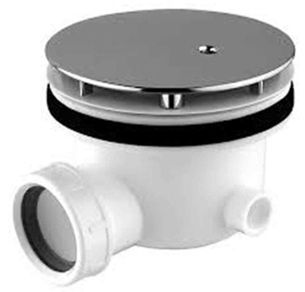 Receveur de douche carré NOVELLINI OLYMPIC blanc 90x90 cm avec bonde H 4,5cm