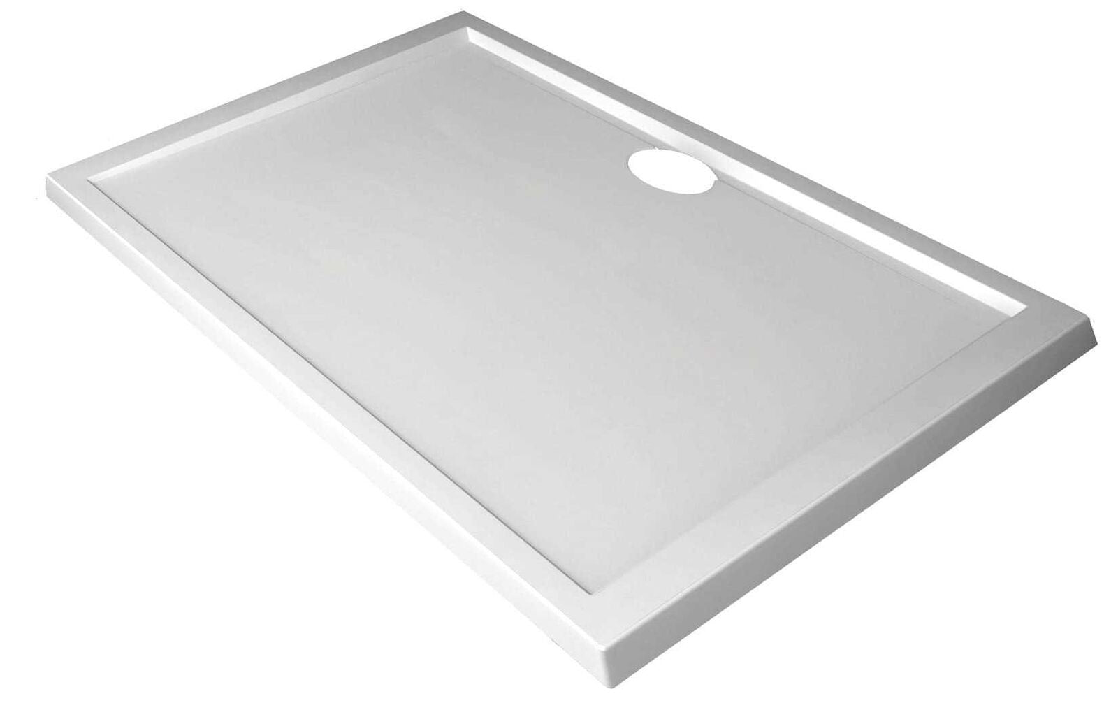 Receveur de douche NOVELLINI OLYMPIC blanc 90x75 cm avec bonde H 4,5cm