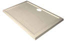 Receveur de douche NOVELLINI OLYMPIC beige 90x70 cm avec bonde H 4,5cm