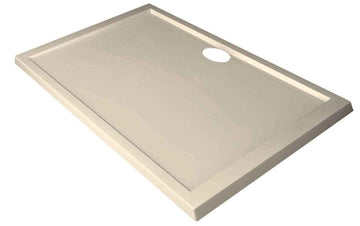 Receveur de douche NOVELLINI OLYMPIC beige 100x80 cm avec bonde H 4,5cm