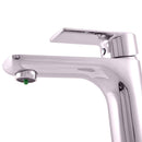 Mitigeur lavabo économique VLTAVA en laiton chromé avec pop-up