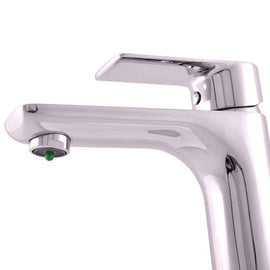 Mitigeur lavabo économique VLTAVA en laiton chromé avec pop-up