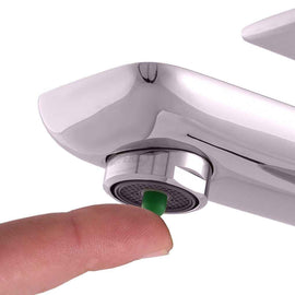 Mitigeur lavabo économique VLTAVA en laiton chromé avec pop-up