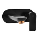 Mitigeur lavabo à encastrer VLTAVA en laiton doré noir mat-2