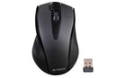 MOUSE A4tech, PC sau NB, wireless, 2.4GHz, optic, 1000 dpi, butoane/scroll 3/1, silent click, negru, "G9-500FS-BK" (timbru verde 0.18 lei)