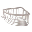 Porte-savon triangle d'angle COLORADO en laiton chromé 20,5x20,5 cm