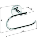 Dérouleur papier toilette ALFA en zinc 6cm x 12cm x17,5cm