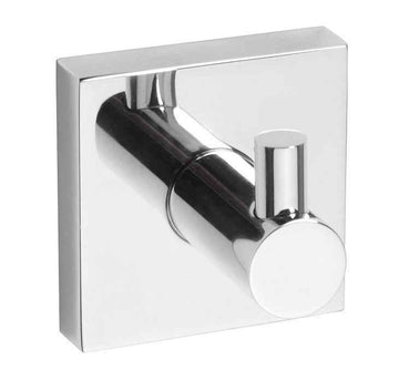 Patère simple mural BETA en laiton chromé 5,5 cm x 5,5 cm x 5 cm