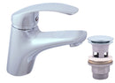 Mitigeur lavabo MISSISSIPI en laiton chromé avec pop-up-3