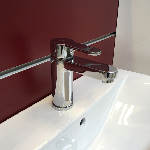 Mitigeur lavabo ZAMBEZE en laiton chromé avec siphon