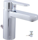 Mitigeur lavabo ZAMBEZE en laiton chromé avec siphon-3