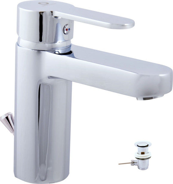 Mitigeur lavabo ZAMBEZE en laiton chromé avec siphon