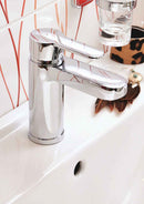 Mitigeur lavabo ZAMBEZE en laiton chromé sans siphon
