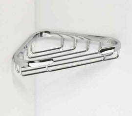 Porte-savon d'angle CYTRO en laiton chromé 23x13x3 cm