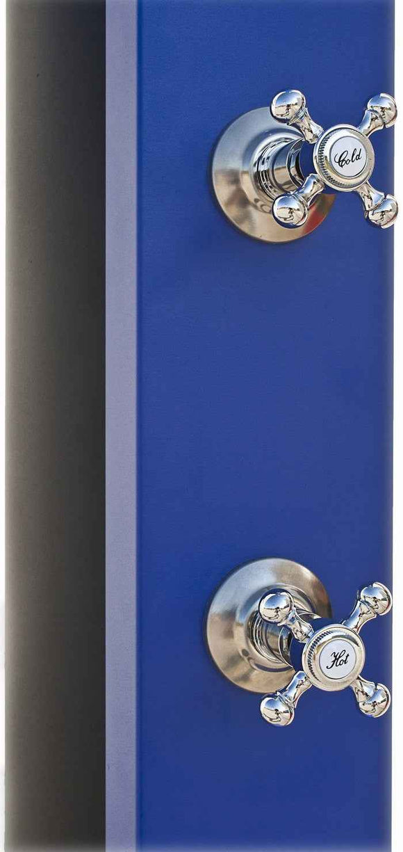 Douche de piscine solaire ULTRAMARINE 40L avec rince pieds