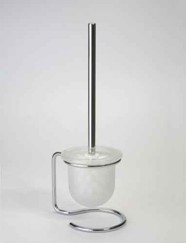 Goupillon de toilettes NEO en verre 40x11x13cm pose libre