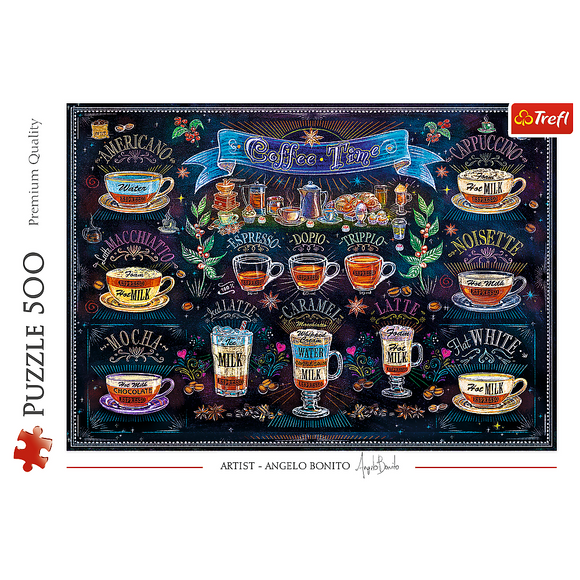 TREFL Puzzle Coffee, 500 pcs