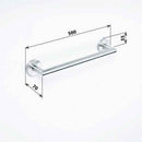 Porte-serviettes NEO en acier inoxydable 50x7x5,5 cm