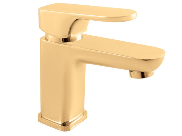 Mitigeur lavabo YUKON en laiton doré