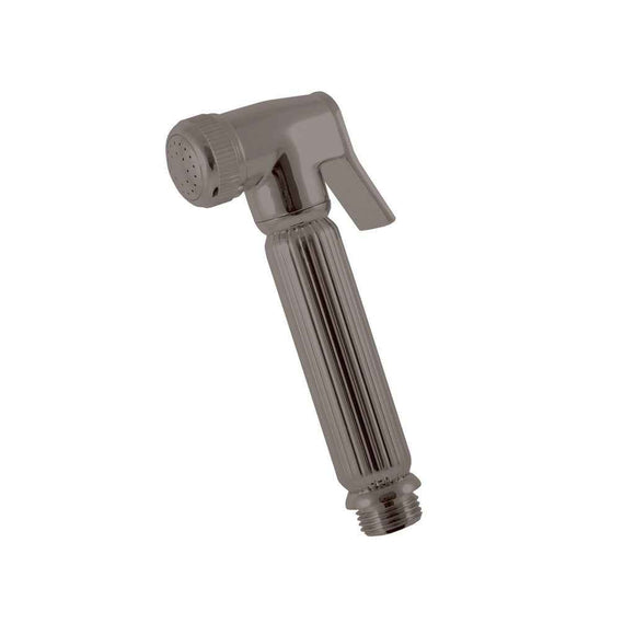 Mitigeur bidet à support fixe avec douchette YUKON en laiton métal gris brossé