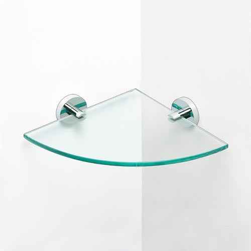 Etagère, tablette de coin en verre OMEGA 25,5x5,5x25,5cm