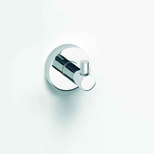 Patère simple OMEGA laiton chromé 5,5x5,5x5 cm