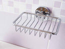 Porte-savon grille mural en laiton chromé OMEGA 14x5,5x12,5cm