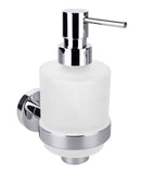 Distributeur de savon + porte-savon magnétique en laiton chromé OMEGA