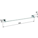 Porte-serviettes PLAZA en laiton chromé 7x62,5x3,5 cm