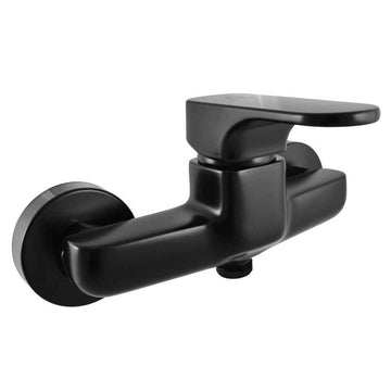 Mitigeur douche sans douchette YUKON en laiton noir mat