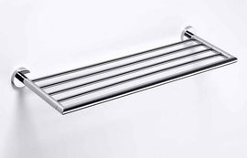 Etagère, tablette avec porte-serviettes OMEGA laiton chromé 65,5x5,5x20cm