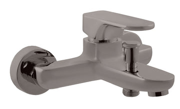 Mitigeur baignoire YUKON laiton gris métal brossé