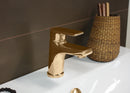 Mitigeur lavabo COLORADO en laiton doré sans siphon-1