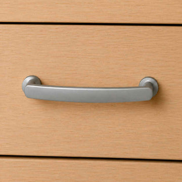 Poignée de meuble COOPER, Finition zamak nickel mat, entraxe 160 mm