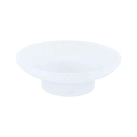 Porte-savon mural YUKON en verre et laiton chromé