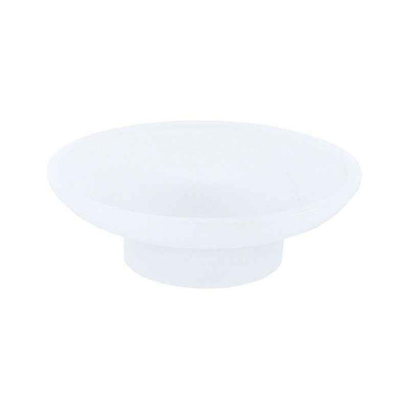 Porte-savon mural YUKON en verre et laiton noir mat