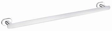 Porte-serviette YUKON en laiton blanc chromé 66,56 cm