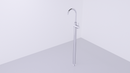 Mitigeur lavabo sur pied SEINA en laiton chromé H. 115 cm-2