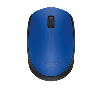 MOUSE LOGITECH, "M171", PC sau NB, wireless, 2.4GHz, optic, 1000 dpi, butoane/scroll 3/1, , albastru, "910-004640" (timbru verde 0.18 lei)