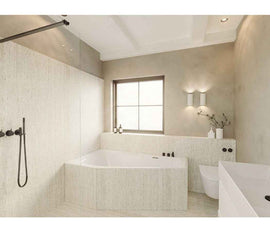 Baignoire d'angle acrylique RIHO RETHINK SPACE S 160x75 cm