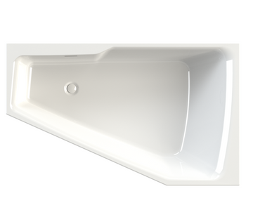 Grande baignoire d'angle acrylique RIHO RETHINK SPACE L 180x110 cm - 0