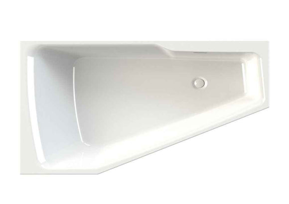 Grande baignoire d'angle acrylique RIHO RETHINK SPACE L 180x110 cm