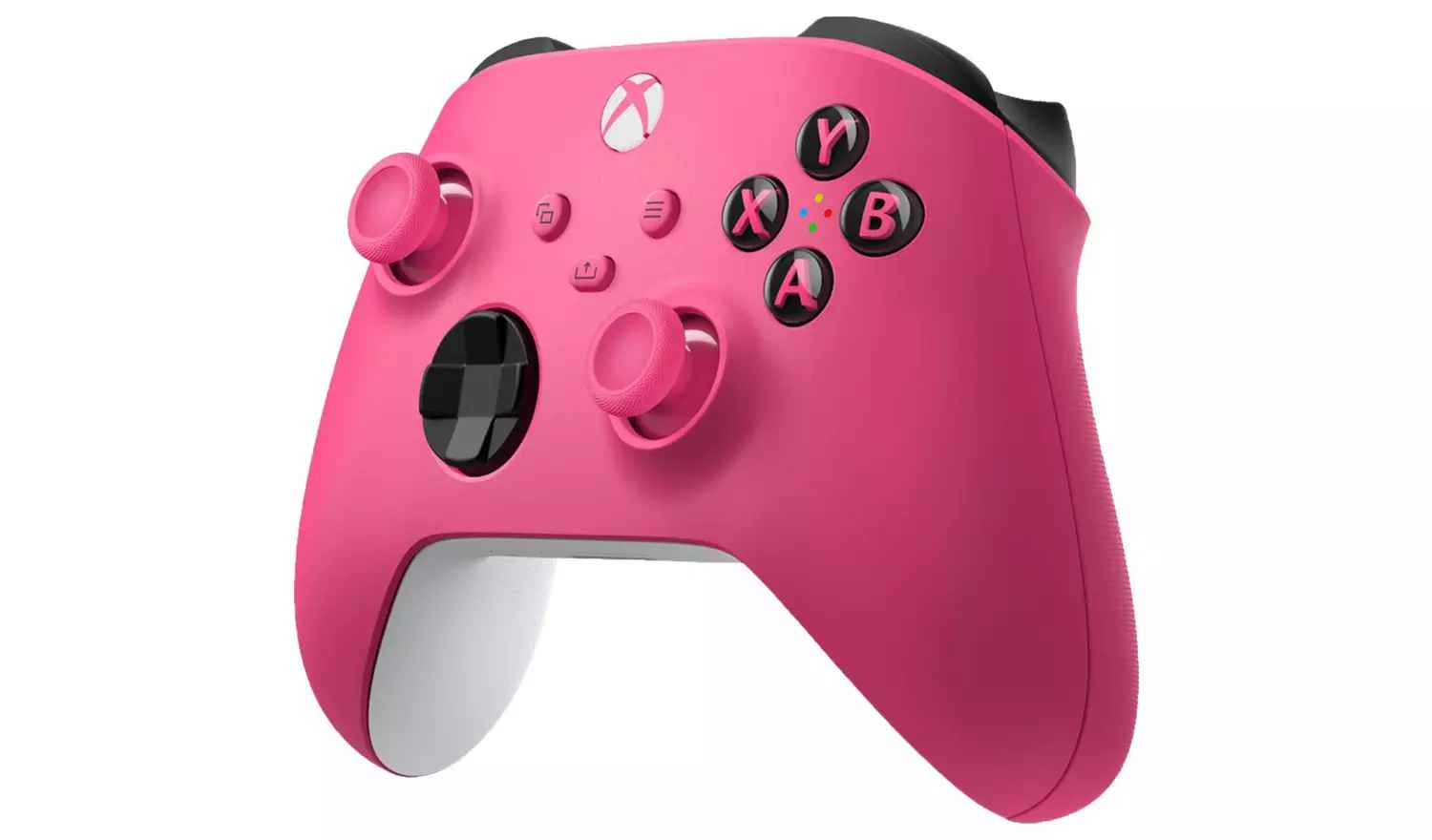 Manette sans fil microsoft xbox rose blanche bluetooth analogique/numérique pour xbox series s android xbox series x ios pc